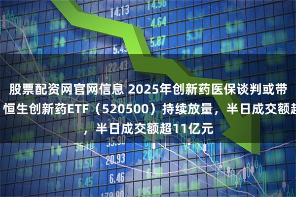 股票配资网官网信息 2025年创新药医保谈判或带来催化！恒生创新药ETF（520500）持续放量，半日成交额超11亿元